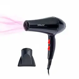 Фен для волосся з насадкою-концентратором Sokany SK-2200 (2200 Вт) / Фен для волосся / Фен з іонізацією - мініатюра 6