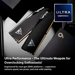 Модуль пам'яті для комп'ютера DDR5 32GB (2x16GB) 6000 MHz Viper Elite 5 Ultra Patriot (VEU532G6028K) - мініатюра 6