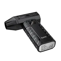 Ручний портативний компресор Hoco HX67, 80000RPM, 40m/s, 275г, Black, Box - мініатюра 5