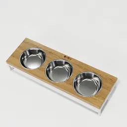 Hollky Base Bar — три миски на підставці (3 × 0,45 л) - мініатюра 7