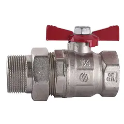 Кран кульовий прямий з американкою Arco 1 1/4″ Sena 154106