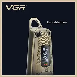 Машинка для стрижки VGR V-901 • Триммер для волос с дисплеем и 4 насадками 1600 мАч - мініатюра 3