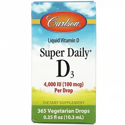 Вітамін D3 Carlson Labs Vitamin D3 4000 МО 100 мкг 10.3 мл - мініатюра 2