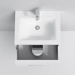 Тумба підвісна AM.PM Spirit 60 см з умивальником (M70-FUX0602-WC0602-38) - мініатюра 5
