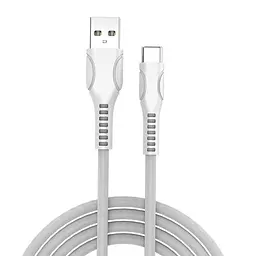 Кабель ColorWay USB - Type-C (M/M), line-drawing, 2.4 А, 1 м, Білий (CW-CBUC029-WH)