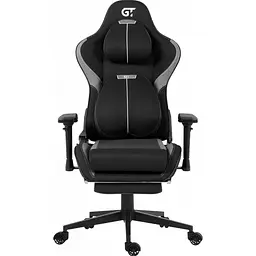 Геймерське крісло GT Racer X-2308 Fabric Black/Gray [121435] - мініатюра 1