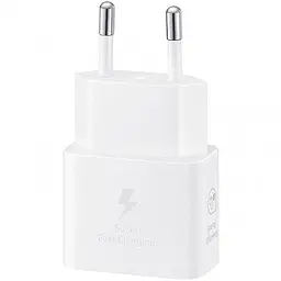 Зарядний пристрій Samsung 25W PD Power Adapter White (w/o cable) (EP-T2510NWE) - мініатюра 2
