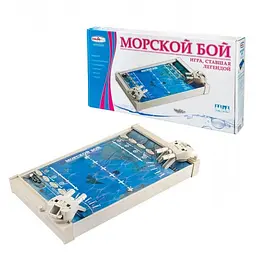 Настільна гра "Морський бій" 1234 COLOR PLAST, в коробці (4820173521234) - мініатюра 3