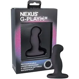 Вібромасажер простати Nexus G-Play Plus M Black максимальний діаметр 3 см перезаряджається - мініатюра 3
