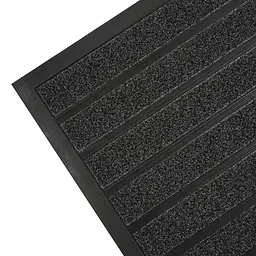 Килимок гумовий Eco Fabric з вставками з поліпропіленового ворсу сірий 45 х 75 см (4575-901) - мініатюра 5