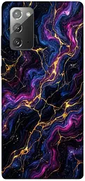 TPU чохол Demsky Purple space marble для Samsung Galaxy Note 20