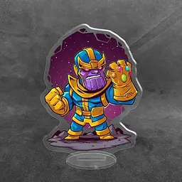 Акрилова колекційна фігурка Чібі Chibi Вартові Галактики Танос 10 cм - мініатюра 2