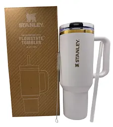Термокухоль Stanley Quencher ProTour Flip Straw Tumbler з неіржавкої сталі White 1,18 л KT7001931
