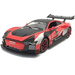 Колекційна металева модель спорткара АвтоЕксперт Audi E-tron Vision Gran Turismo з інерцією, світлом та звуком 1:32 - мініатюра 2