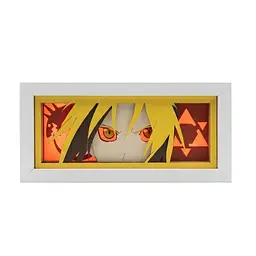 Світильник нічник 3D Сталевий Алхік Едвард Елрік Fullmetal Alchemist Edward Elric 20 см NL3D FA EE