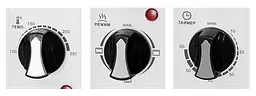 Електродуховка Liberton LEO-380 White 38 л - мініатюра 2