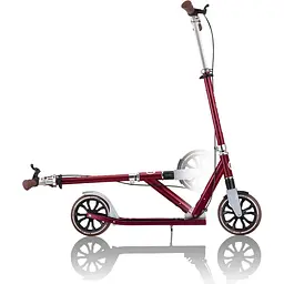 Самокат Globber NL205 Deluxe, з ручним гальмом, червоний (685-102) - мініатюра 4