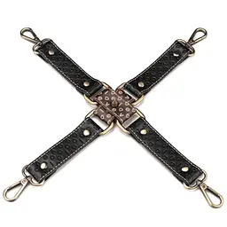 BDSM набір Rebellion Reign Hogtie Set (чорний) - мініатюра 5