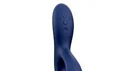 Смарт вібратор-кролик We-Vibe Nova Midnight Blue, ергономічний, регульований кут нахилу стовбура - мініатюра 4