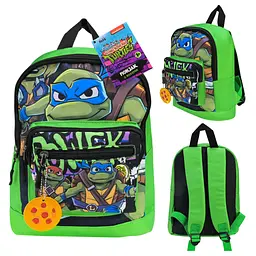 Детский рюкзак Kids hits Teenage Mutant Ninja Turtles с принтом и брелоком (KH76/001L)