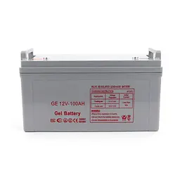 Гелевий акумулятор Gel Battery (100 Ah 12V) для джерел безперебійного живлення - мініатюра 4