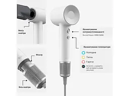 Фен Laifen Swift White (LF03-WHS-EU) - мініатюра 7
