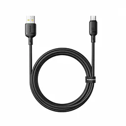 Кабель Baseus Silky Series Fast Charging Cable USB to Type-C 100W 1m Black - мініатюра 3
