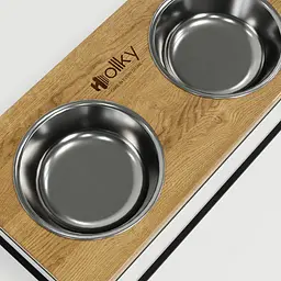 Hollky Base XL20 — миски на підставці для великих собак (2 × 1,8 л) - мініатюра 9