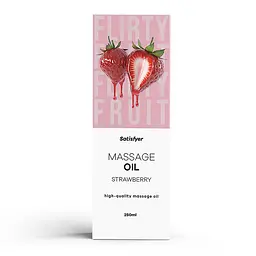Масажне масло Satisfyer High-Quality Massage Oil полуниця, 250 мл