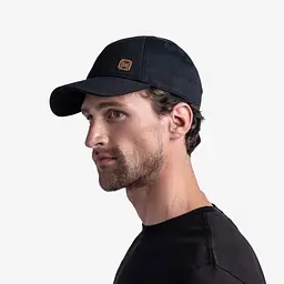 Кепка Buff Baseball Cap Solid Black (1033-BU 117197.999.10.00) - мініатюра 4
