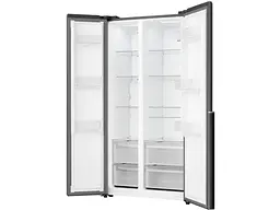 Холодильник Gorenje SBS, 179х62х92см, 2 двері, 345 (186) л, А +, NF +, Інв., Зона св-ті, Зовн. Диспл, чорний - мініатюра 10