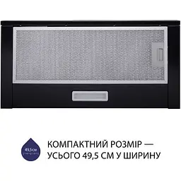 Витяжка телескопічна Minola HTL 5714 BL 1100 LED - мініатюра 2