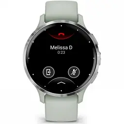 Смарт-годинник Garmin Venu 3S Silver S. Steel Bezel w. Sage Grey Case and S. Band (010-02785-01) - мініатюра 2