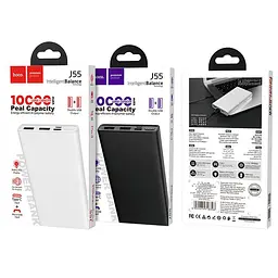 Портативный Аккумулятор Power Bank Hoco 55 Neoteric 10000 mAh Черный - мініатюра 4