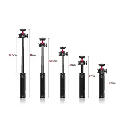 Штатив Ulanzi Vijim Desktop Extendable Tripod UV-2052 MT-16 Black - мініатюра 5