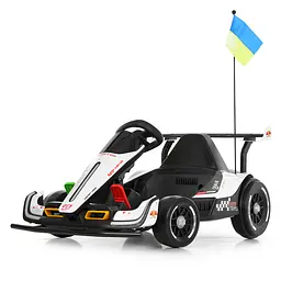 Електрокарт дитячий 24V 2.4G 2 мотори шкіряний салон (M 6322EBLR-1)