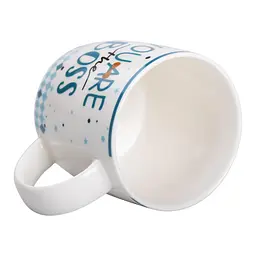 Чашка порцелянова YOU ARE THE BOSS 450 мл чоловіча Liling Rongxiang Ceramic RX-N240278YBOSS - мініатюра 13