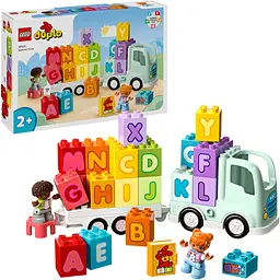 Конструктор LEGO DUPLO Вантажівка з абеткою 36 деталі (10421) - мініатюра 2