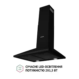 Витяжка купольна Perfelli K 6610 BL 1000 LED - мініатюра 3
