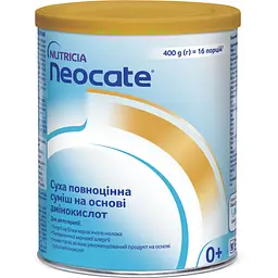 Функциональное детское питание Nutricia Neocate для детей с пищевой аллергией с рождения 400 г