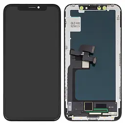Дисплей для iPhone X, чорний, з рамкою, ., (TFT), ZY