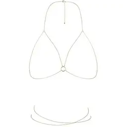 Ланцюжок портупея Bijoux Indiscrets Magnifique Bra Chain - Gold