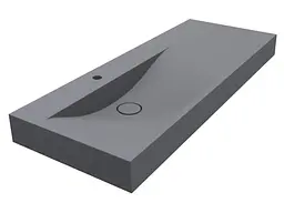 Умивальник Miraggio Viola 1200 L mirastone gray Сірий 0002670