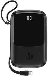 Портативна батарея Baseus Qpow Digital Display 10000 mAh 15W Type-C Edition 2022 Edition PPQD050001 Black