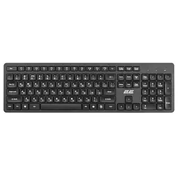 Клавіатура 2E KS260 WL EN/UKR Black - мініатюра 1
