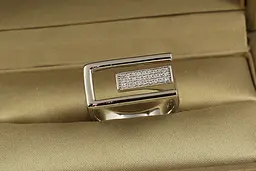 Кільце Xuping Jewelry Аршин р 18 сріблясте