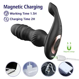 Масажер простати - Erospace Men’s Play Thrusting Prostate Massager B4 - мініатюра 9