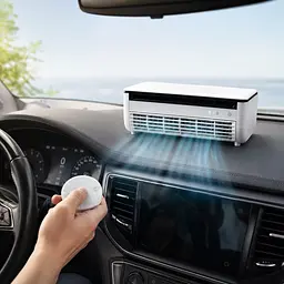 Автомобільний кондиціонер 3в1 з LED-дисплеєм, зволожувачем повітря + пульт ДК - мініатюра 2
