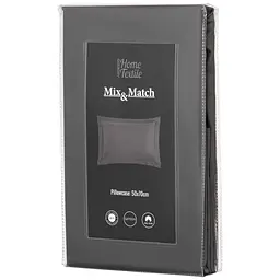 Наволочка Ardesto Mix&Match Premium, 50х70+5см, 100% бавовна, сатин, сірий (ART5070PCY) - мініатюра 6