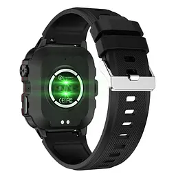 Смарт-годинник Smart Expert Nano Rubber 2 ремінці Чорний (3204) - мініатюра 9